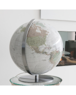 Duo Alba Hand-laid 40cm Illuminated Globe