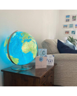 Duorama Hand-laid 34cm Illuminated Globe
