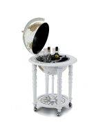 Elegance White Italian Globe Bar