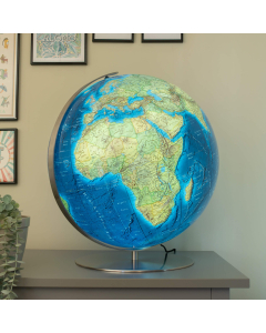 Azzurro Hand-laid 51cm Illuminated Globe