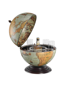 Dampier Laguna Italian Desk Globe Bar